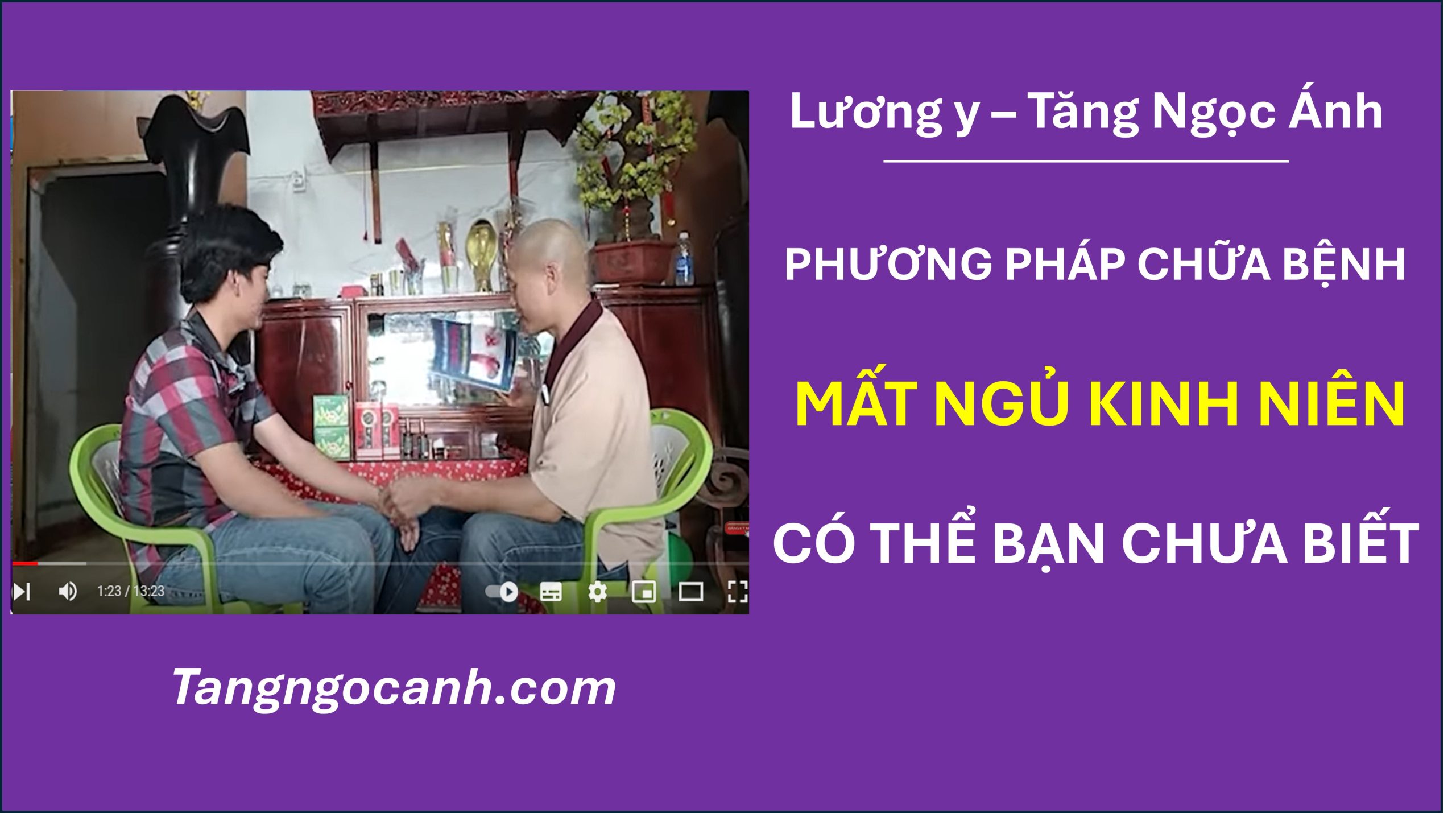 Chữa mất ngủ kinh niên tại nhà không dùng thuốc