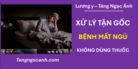 chữa bệnh mất ngủ