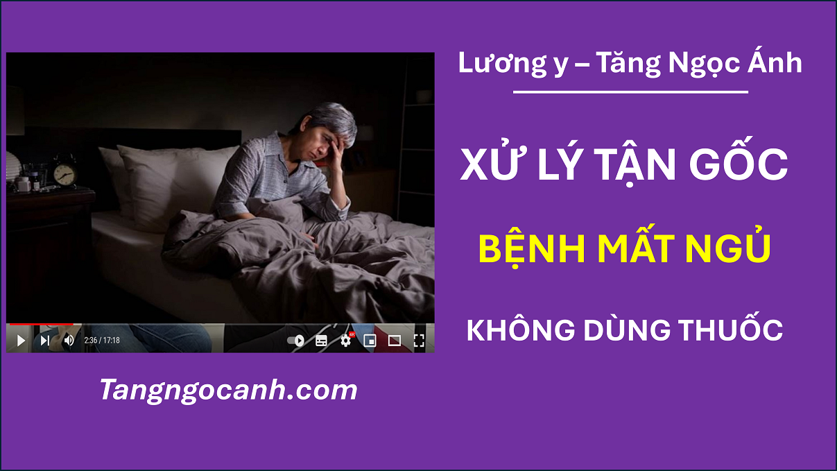 chữa bệnh mất ngủ