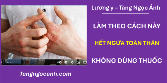 chữa ngứa toàn thân