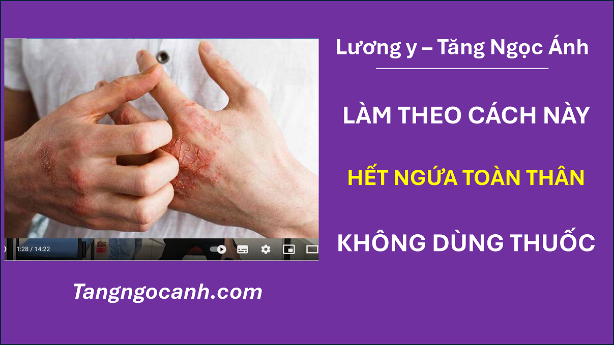 chữa ngứa toàn thân