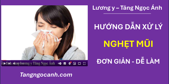 chữa nghẹt mũi khó thở