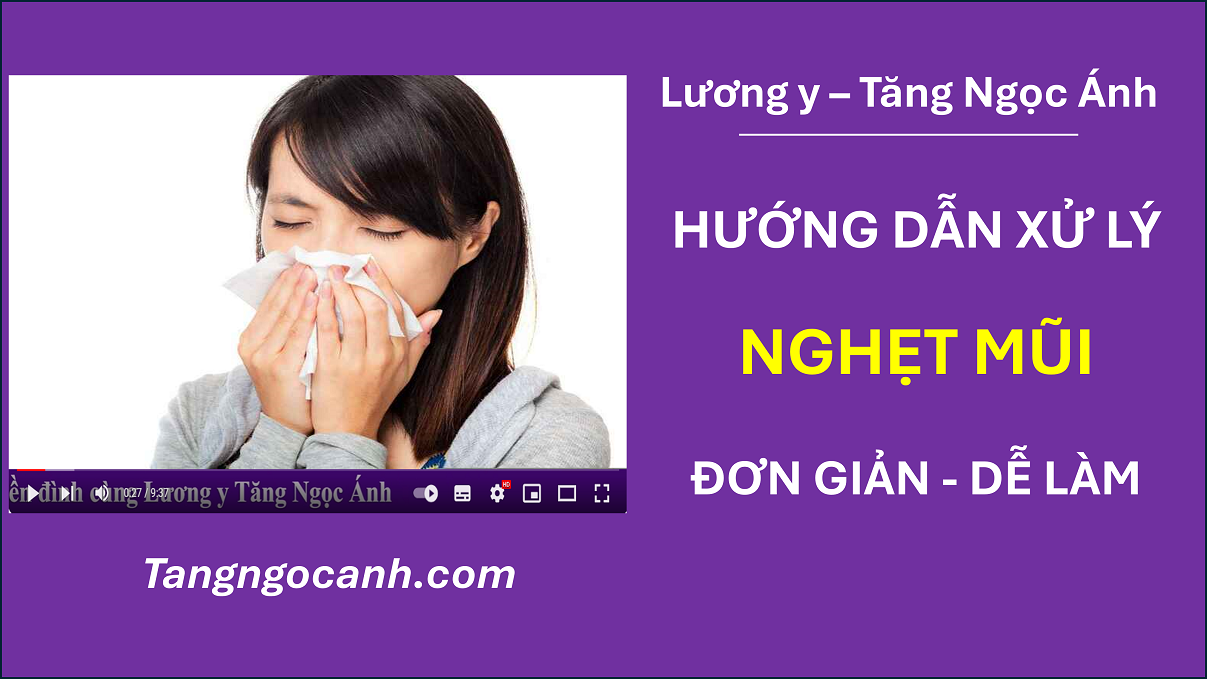 chữa nghẹt mũi khó thở