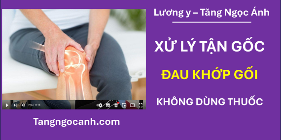 cách chữa đau khớp gối