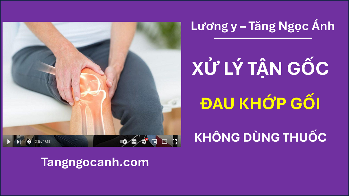 cách chữa đau khớp gối
